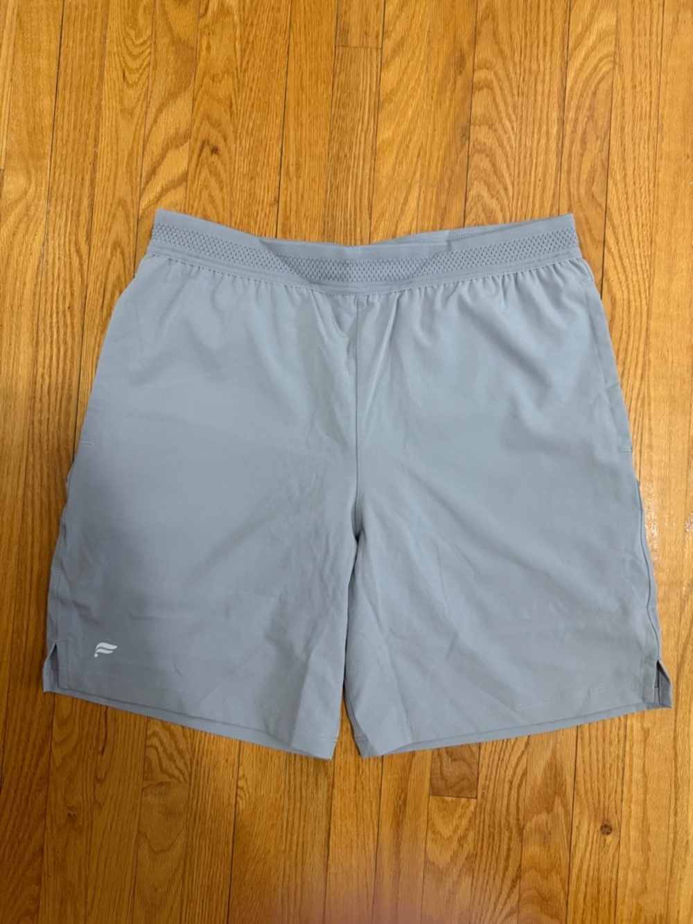 Fabletics Men's Performance Athletic Shorts - Light Gray